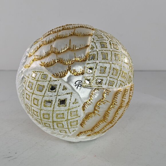 Christopher Radko Wise One White Owl Ornament Glass Christmas Decor Poland - Picture 9 of 9